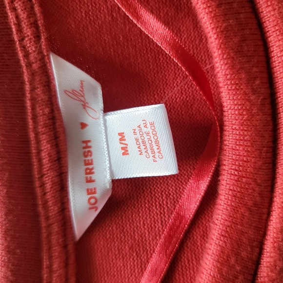 Joe Fresh Jillian Harris Comfy Flowy Ruffle Hem Long Sleeve Shirt Top Me… - Picture 9 of 12